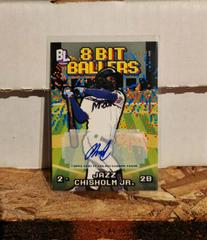 Jazz Chisholm Jr. [Autograph] Baseball Cards 2023 Topps Big League 8 Bit Ballers Prices