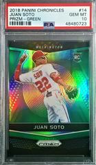 Juan Soto [Green] Baseball Cards 2018 Panini Chronicles Prizm Prices