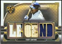 Tony Gwynn #RL-TG Baseball Cards 2022 Topps Triple Threads Relics Legends Prices