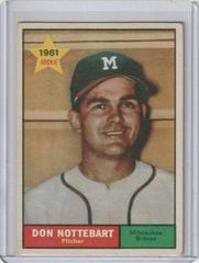 Don Nottebart #29 Baseball Cards 1961 Topps Prices
