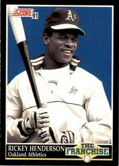 Rickey Henderson #857 Baseball Cards 1991 Score Prices