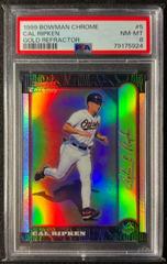 Cal Ripken Jr. [Refractor] #5 Baseball Cards 1999 Bowman Chrome Gold Prices