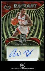 Armoni Brooks Basketball Cards 2021 Panini Spectra Radiant Signatures Prices