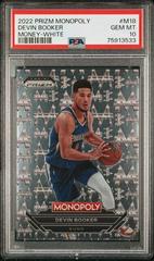 Devin Booker #M18 Basketball Cards 2022 Panini Prizm Monopoly Money White Prices