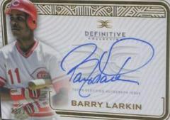 Barry Larkin Baseball Cards 2023 Topps Definitive Autograph Collection Prices