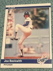 Joe Beckwith Baseball Cards 1984 Fleer Prices
