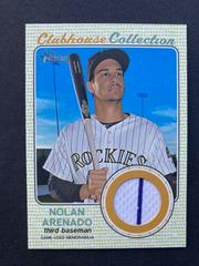 Nolan Arenado #NA Baseball Cards 2017 Topps Heritage Clubhouse Collection Relics Prices