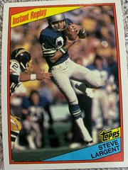 Steve Largent Football Cards 1984 Topps Prices