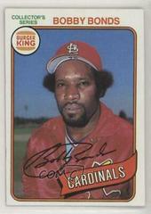 Bobby Bonds #23 Baseball Cards 1980 Burger King Pitch, Hit & Run Prices