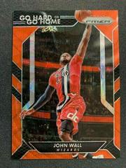 John Wall [Orange Wave Prizm] Basketball Cards 2016 Panini Prizm Go Hard or Go Home Prices