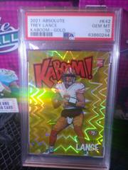 Trey Lance [Gold] #K42 Football Cards 2021 Panini Absolute Kaboom Prices