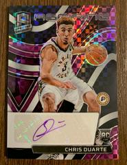 Chris Duarte [Purple] Basketball Cards 2021 Panini Spectra Aspiring Autographs Prices