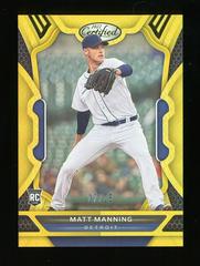 Matt Manning [Gold] #4 Baseball Cards 2022 Panini Chronicles Certified Prices