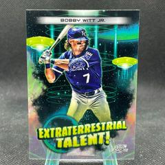Bobby Witt Jr. #ET-3 Baseball Cards 2023 Topps Cosmic Chrome Extraterrestrial Talent Prices