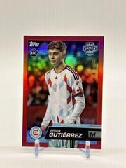 Brian Gutierrez [Red] Soccer Cards 2023 Topps MLS Prices