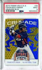Francisco Lindor [Crusade Blue] Baseball Cards 2015 Panini USA Stars & Stripes Prices