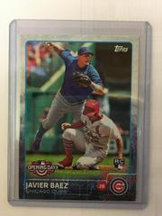 Javier Baez Baseball Cards 2015 Topps Opening Day Prices
