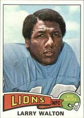 Larry Walton #393 Football Cards 1975 Topps Prices
