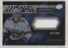 Anton Lundell Hockey Cards 2021 SPx UD Black Obsidian Rookie Jersey Prices