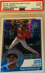 Juan Soto [Purple Refractor] Baseball Cards 2018 Topps Silver Pack 1983 Chrome Promo Prices