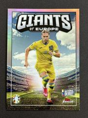 Mykhailo Mudryk #GE-MM Soccer Cards 2023 Topps Finest Road To UEFA EURO Giants of Europe Prices