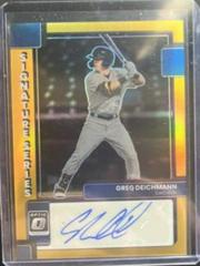 Greg Deichmann [Gold] #SIGS-GD Baseball Cards 2022 Panini Donruss Optic Signature Series Prices