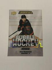 Jake Sanderson [Gold Spectrum Rookie] Hockey Cards 2022 Upper Deck Credentials Bubble Hockey Prices