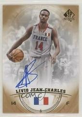 Livio Jean Charles Autograph Basketball Cards 2013 SP Authentic Prices