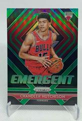 Chandler Hutchison [Green Prizm] Basketball Cards 2018 Panini Prizm Emergent Prices