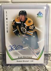 Brad Marchand Hockey Cards 2021 SP Authentic Signatures Prices