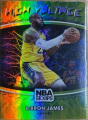 LeBron James Basketball Cards 2021 Panini Hoops High Voltage Prices