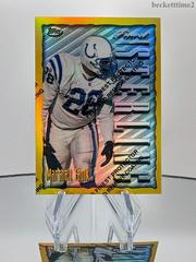 Marshall Faulk [Refractor w/Coating] #137 Football Cards 1996 Topps Finest Prices