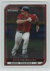Mark Teixeira #4 Baseball Cards 2008 Bowman Chrome Prices