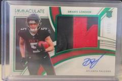 Drake London [Patch Autograph Emerald] #104 Football Cards 2022 Panini Immaculate Collection Prices