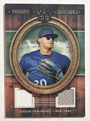 Jasson Dominguez Baseball Cards 2022 Panini Diamond Kings Portrait Materials Prices