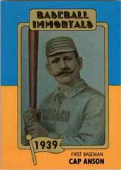 Cap Anson Baseball Cards 1980 Baseball Immortals Prices