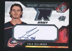 Cole Sillinger Hockey Cards 2021 SPx Rookie Auto Jersey Prices
