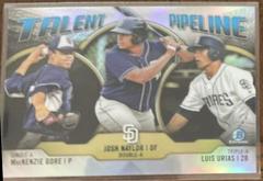 MacKenzie Gore, Josh Naylor, Luis Urias #SDP Baseball Cards 2019 Bowman Chrome Talent Pipeline Prices