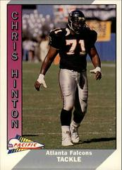 Chris Hinton Football Cards 1991 Pacific Prices