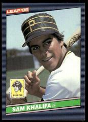 Sam Khalifa Baseball Cards 1986 Leaf Prices