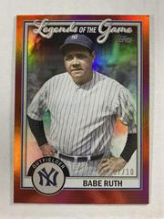 Babe Ruth [Red] #LG-9 Baseball Cards 2023 Topps Legends of the Game Prices