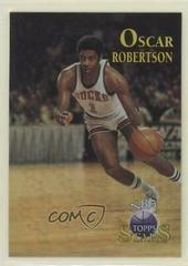 Oscar Robertson [Finest Refractor] Basketball Cards 1996 Topps Stars Prices