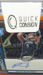 Paolo Banchero [Orange] #1 Basketball Cards 2022 Panini Contenders Optic Up and Coming Autograph Prices