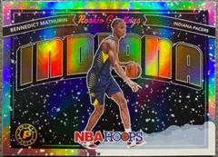 Bennedict Mathurin [Winter Holo] #6 Basketball Cards 2022 Panini Hoops Rookie Greetings Prices