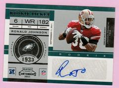 Ronald Johnson [Autograph] Football Cards 2011 Playoff Contenders Prices