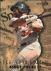 Kirby Puckett Baseball Cards 1995 Fleer Update Headliners Prices