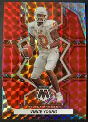 Vince Young [Red] #100 Football Cards 2023 Panini Mosaic Draft Picks Prices
