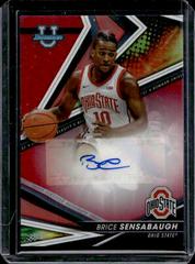 Brice Sensabaugh [Red] #BOA-BS Basketball Cards 2022 Bowman University Best of Autographs Prices