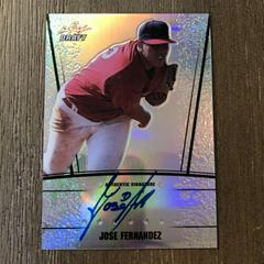 Jose Fernandez [Prismatic Autograph] #JF1 Baseball Cards 2011 Leaf Metal Draft Prices