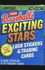 Complete Set Baseball Cards 1987 Fleer Limited Edition Prices